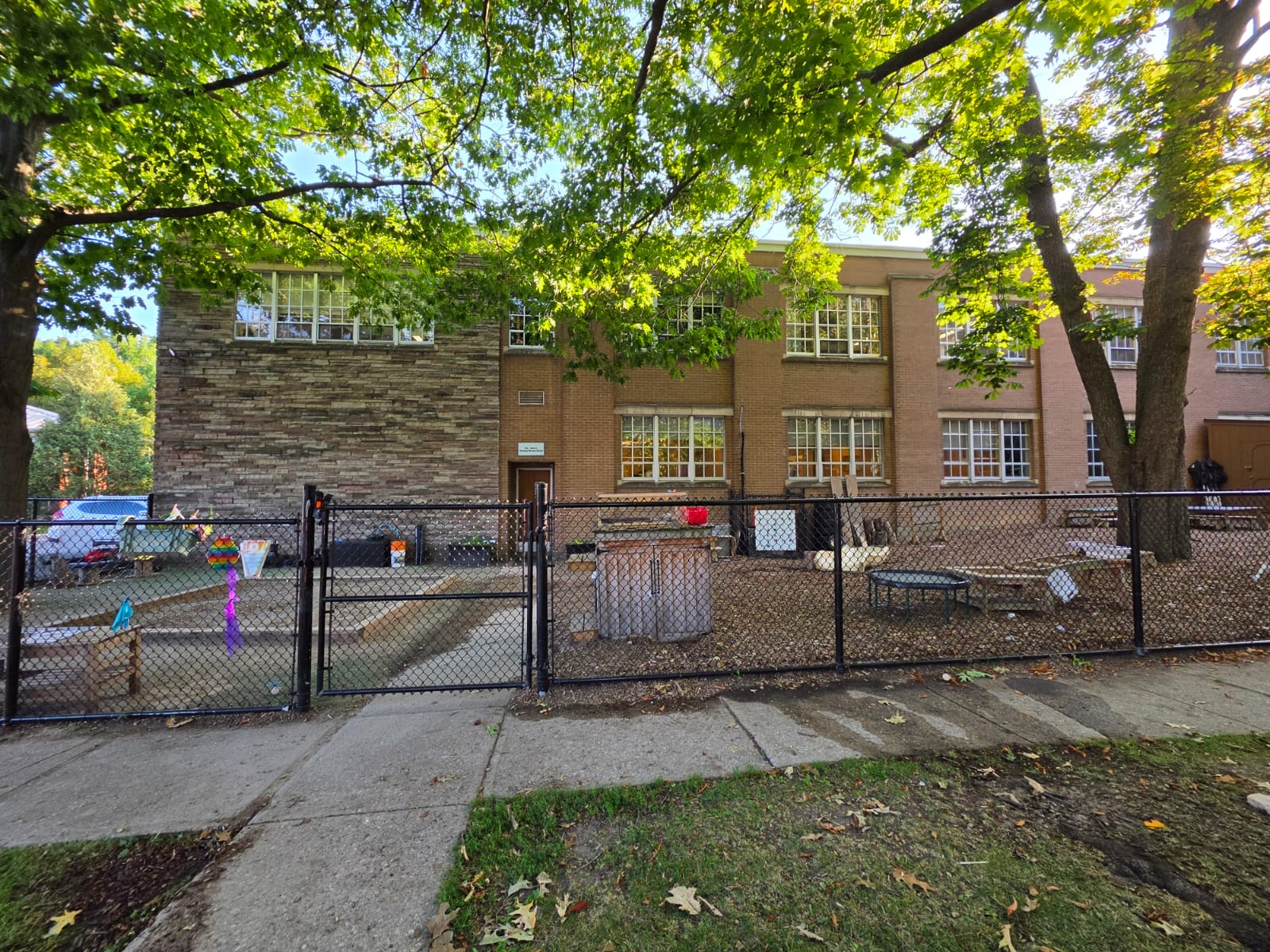 WITDA St. John's Summer Camp entrance and playground